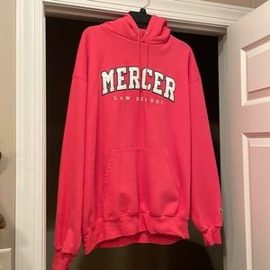 👨‍⚖️ Mercer Law School - Champion - Hooded Sweatshirt - Like New 👩‍⚖️ Large